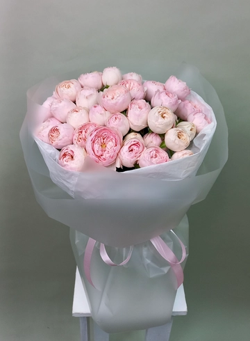 Букет пионовидные розы от интернет-магазина цветов в 