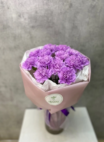 Букет из сиреневых диантусов от интернет-магазина цветов в 