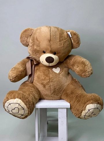 Большой коричневый медведь от интернет-магазина цветов в 